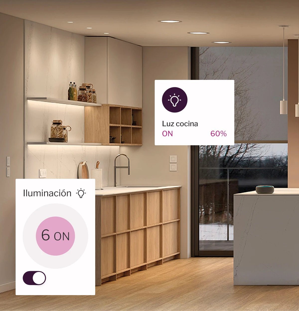 Interior conectado Simon 360